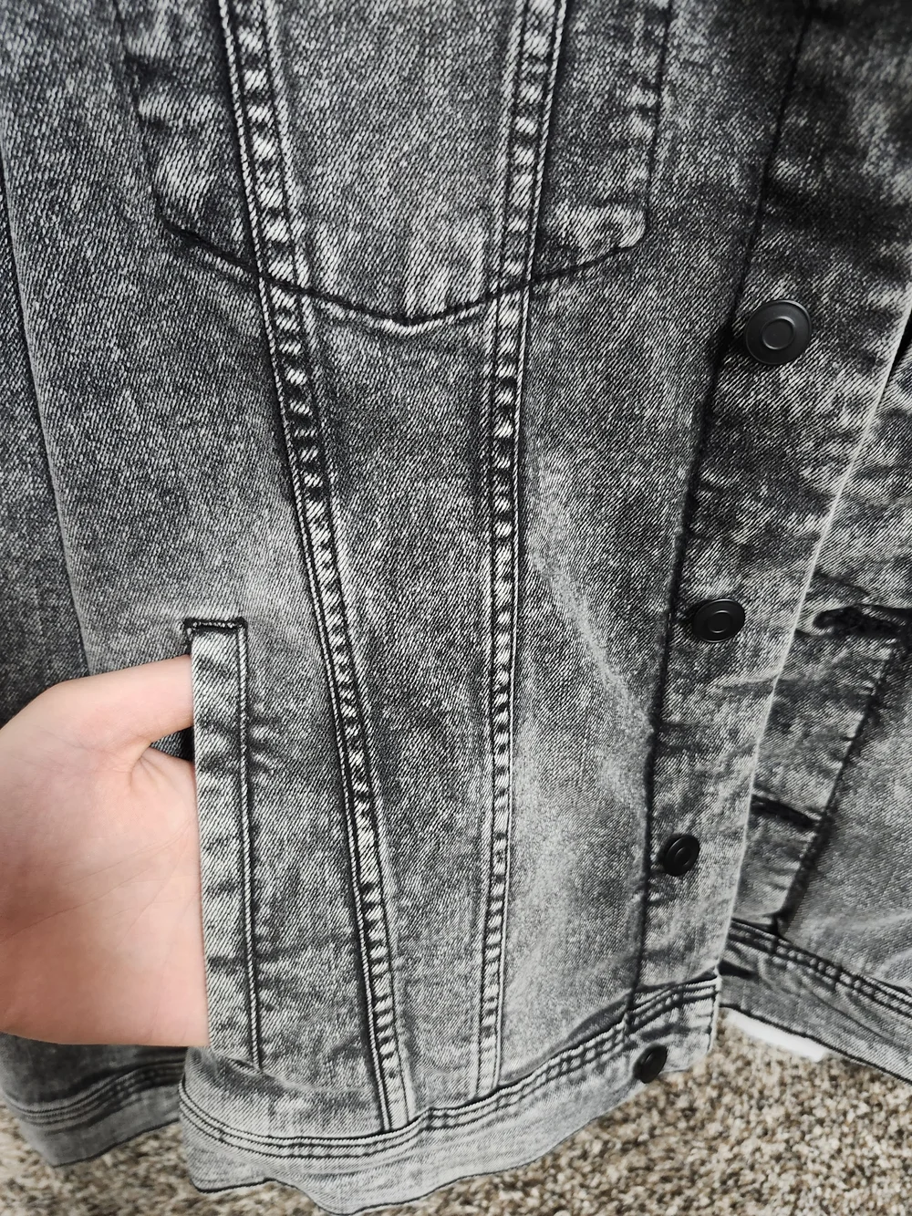 George Gray Washed Denim Jacket